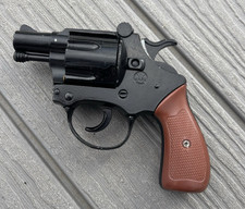 Vintage Marx Toy 38 Revolver with Holster ~ Works!