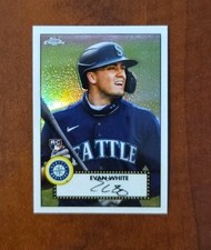 2021 Topps 1952 Topps Redux Chrome #TC52-17 Evan White Seattle Mariners