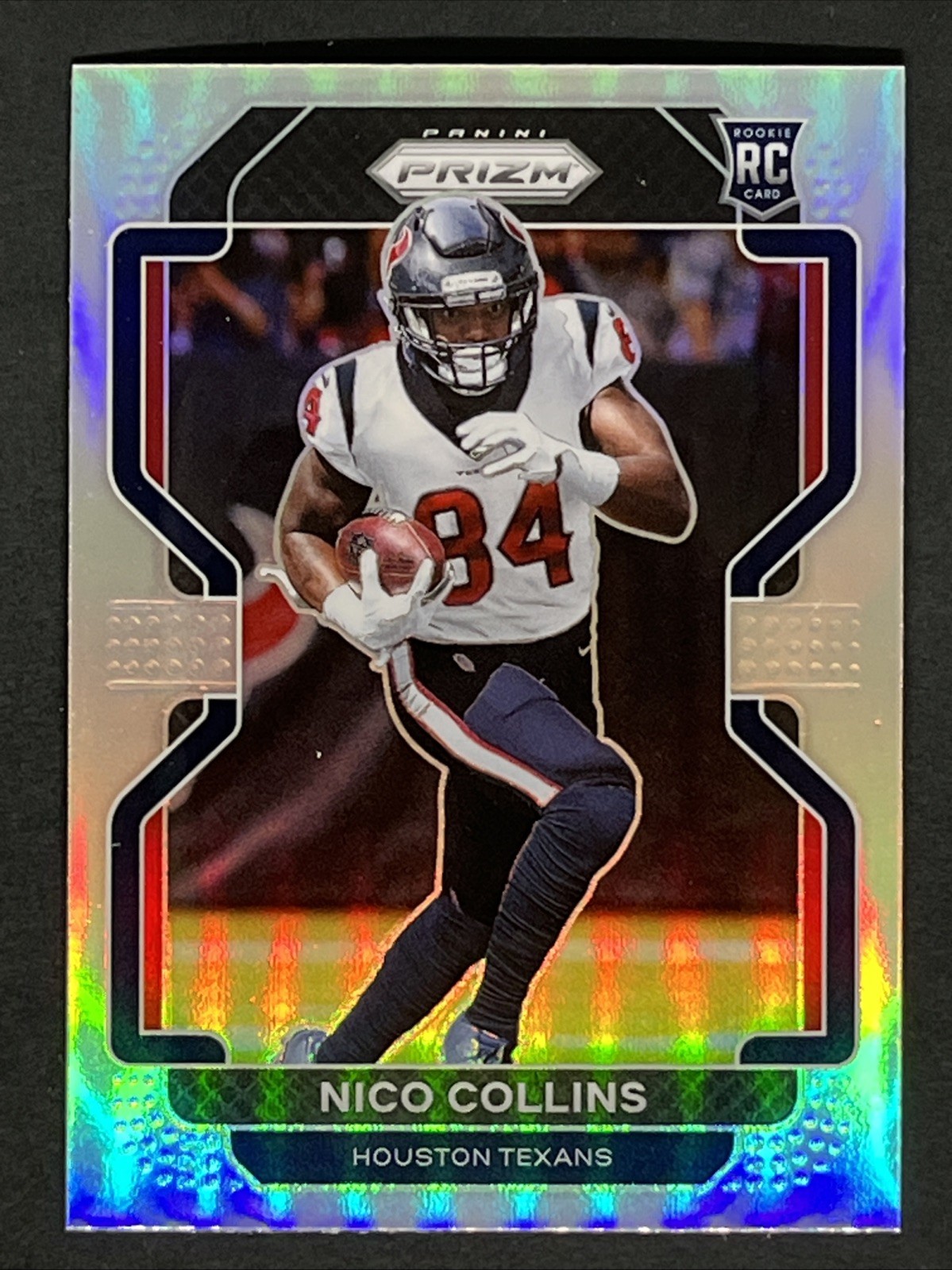 Nico Collins Panini Prizm #V360 Variation Silver