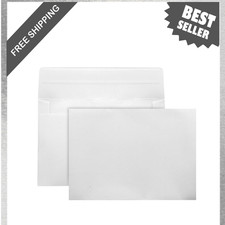 50 Pack White A4 Envelopes 4x6 Self Sealing Invitations Photos Cards Mailing