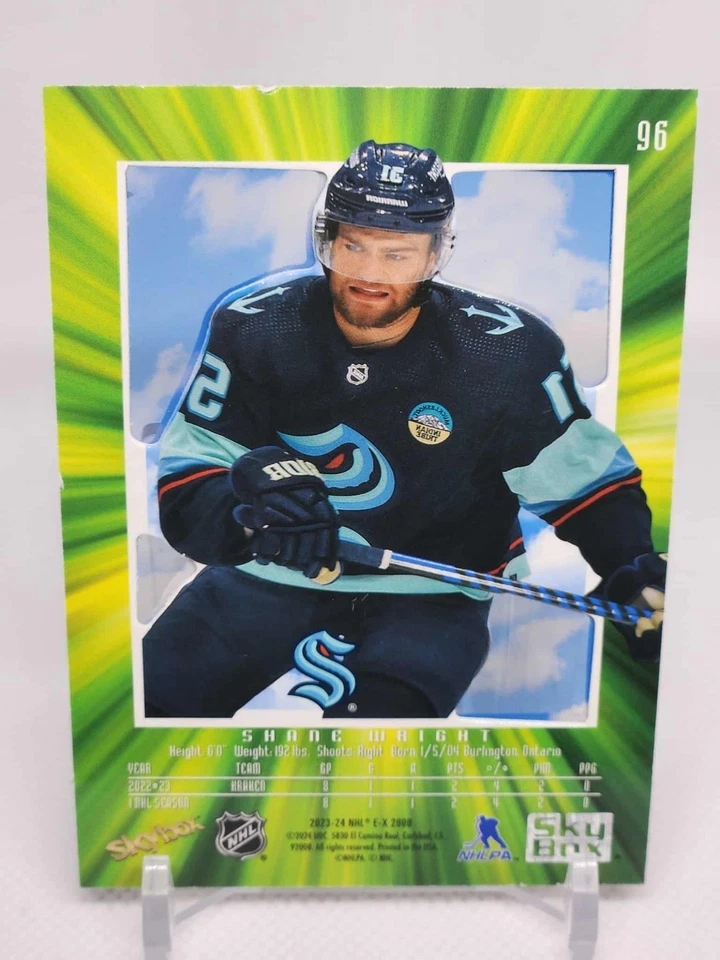 2023-24 Skybox E-X 2000 Shane Wright Credentials #'D 077/499 #96 - Image 2 of 2