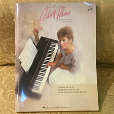 Easy Adult Piano Beginner's Course Instruction Book Sight  Sound Hal Leonard
