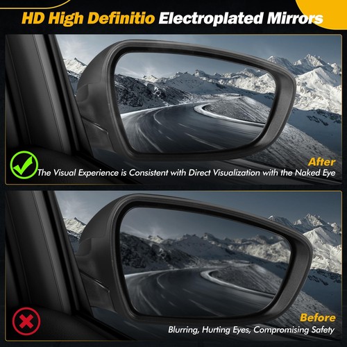 Side Mirror Compatible with Kia Forte 2017 2018 SX/S/EX/LX Rear View Mirror w... - Picture 6 of 7