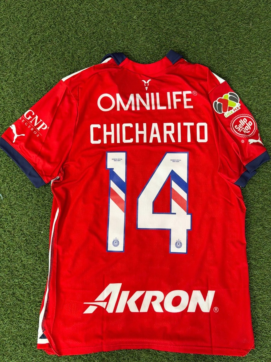Puma Chivas Men's Home Authentic Jersey 23/24 Legend Chicharito