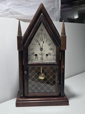 New England Clock Co. Eight Day Steeple Bell Chime Clock USA 1974 No 270 Parts