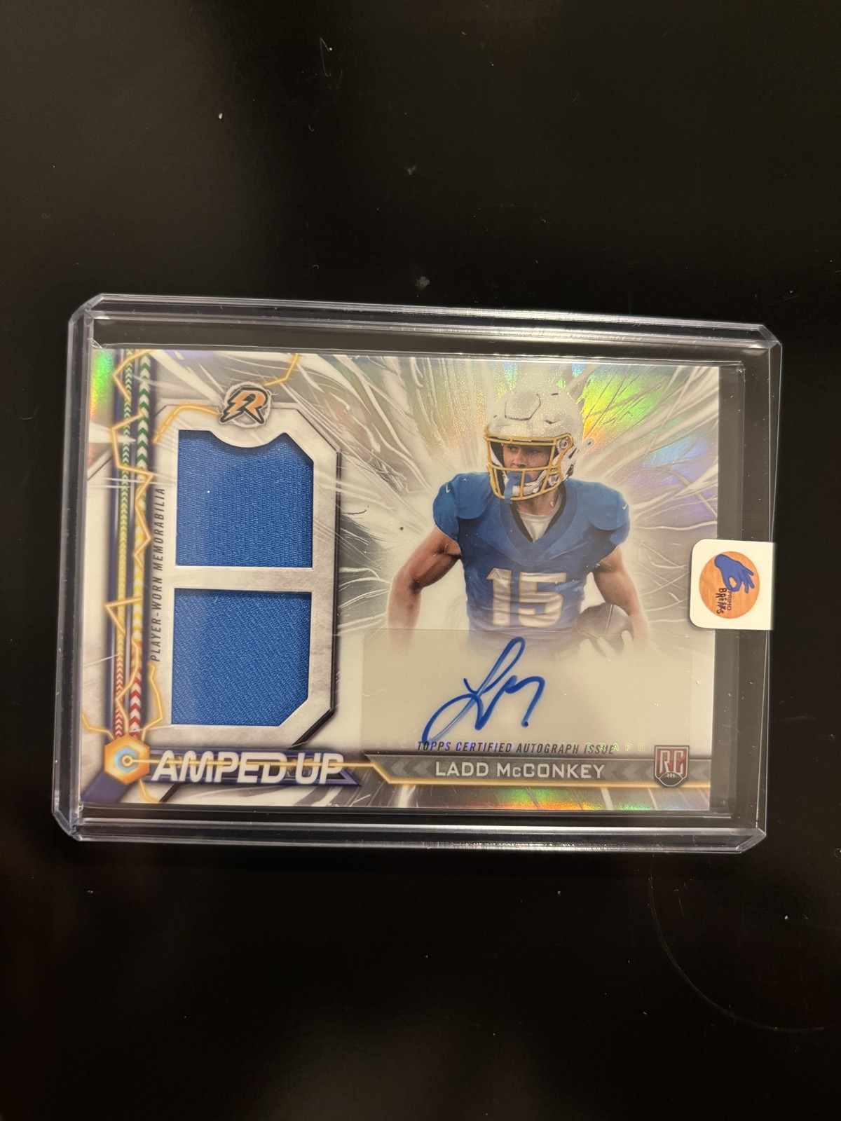 2024 Topps Resurgence - Amped Up Rookie Patch Autographs Ladd McConkey 