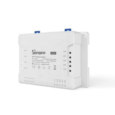 SONOFF 4CHR3 4-Gang Wi-Fi Smart Switch, managed by APP or voice