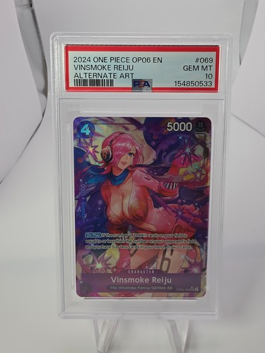 Vinsmoke Reiju (Alternate Art) graded PSA 10 for sale on eBay