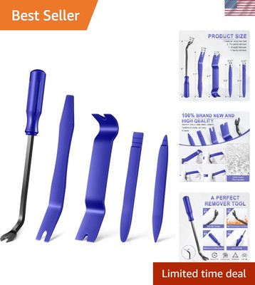 Durable 5-Pc No Scratch Trim Removal Kit - Ideal for Cars, SUVs, Trucks & More