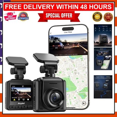 Advanced 2K Car Dash Camera: WiFi, Night Vision & G-Sensor for Ultimate Security