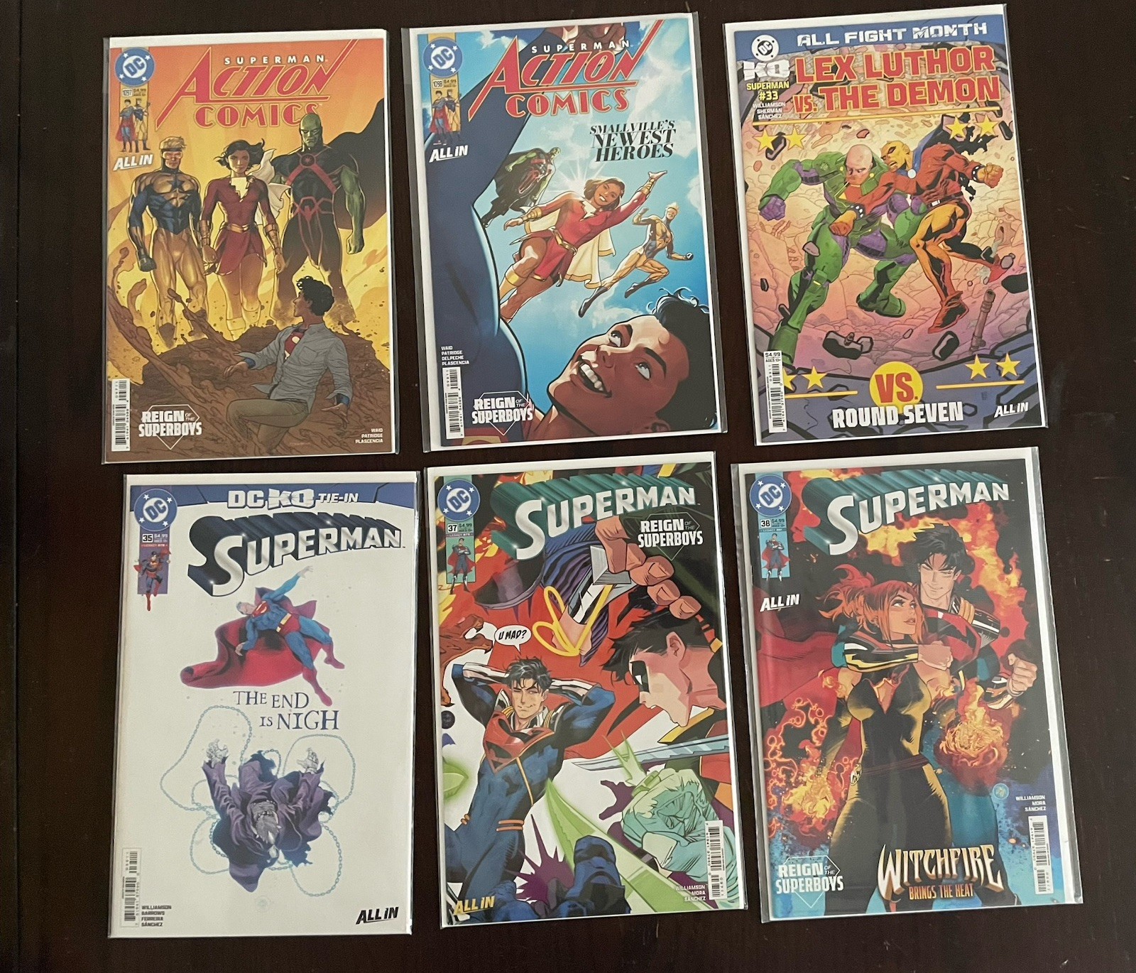 DC 2026 All In - Action Comics 1096-1098, Superman 32-38, Supergirl 11-12, World