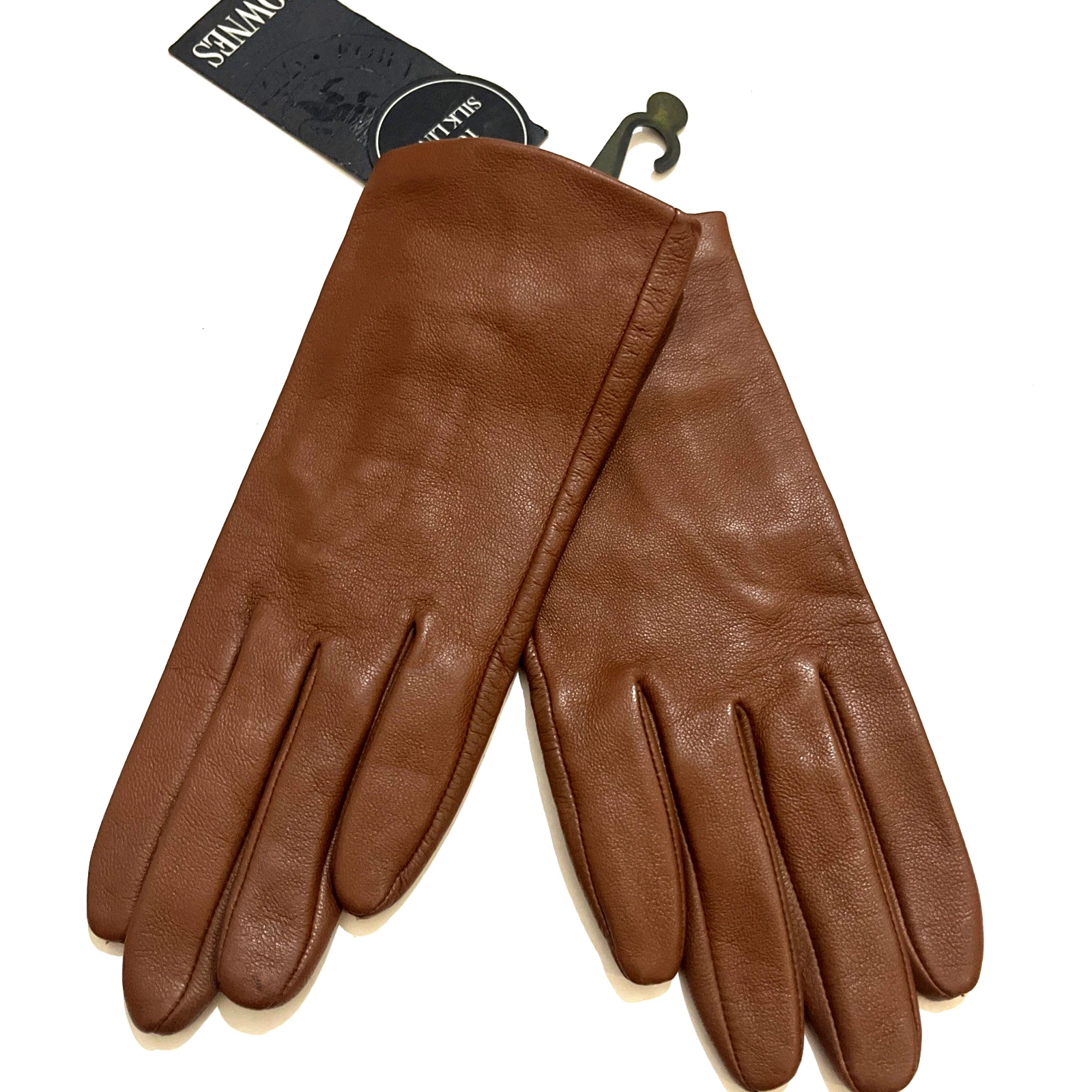 Fownes Brothers Leather Silk Lined Gloves 6 1/2