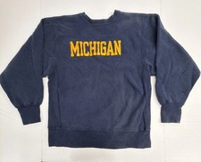 Vintage Champion Reverse Weave Michigan Wolverines Crewneck Sweatshirt Mens L