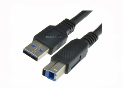 USB 3.0 Upstream Kabel Type USB A Stecker - USB Type B Stecker