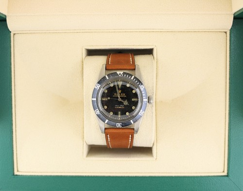 1958 Rolex Submariner 5508 James Bond Tropical Gilt Dial Meter...