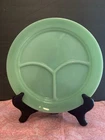 Vintage Jadeite Fire King Divided Sectioned Restaurant Plate 9 5/8 Collectible