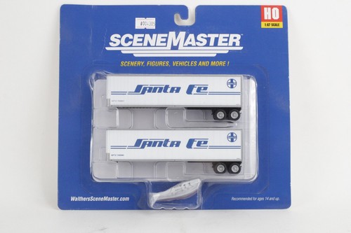 Remolque Walthers Scenemaster escala HO Santa Fe SFTZ #700057 #700086 40' 2 piezas nuevo en caja | Condition: New