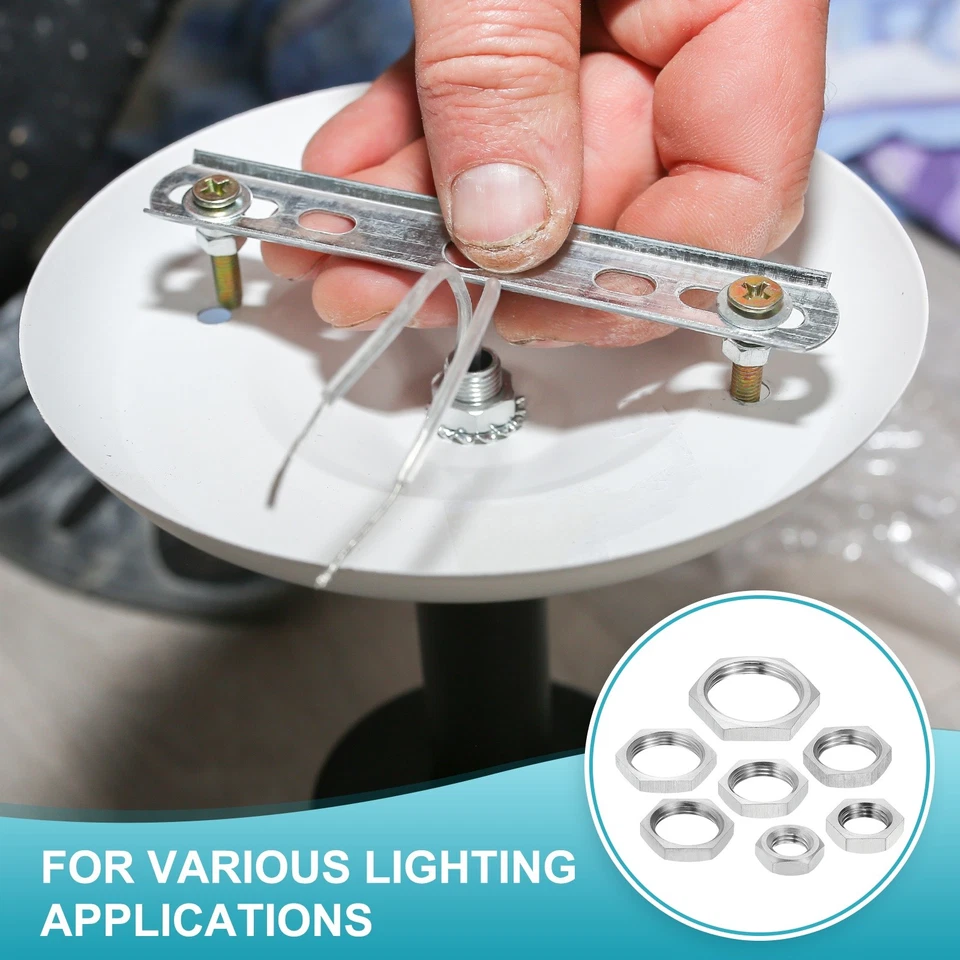 Stahl Sechskantmuttern M20x1,5x4mm 5Stk für Befestigung 24mm Breite - Bild 4 von 4