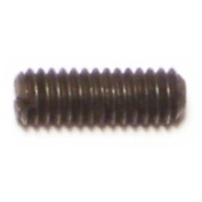 #8-32 x 1/2'' Steel Coarse Thread Slotted Headless Set Screws (20 pcs.)