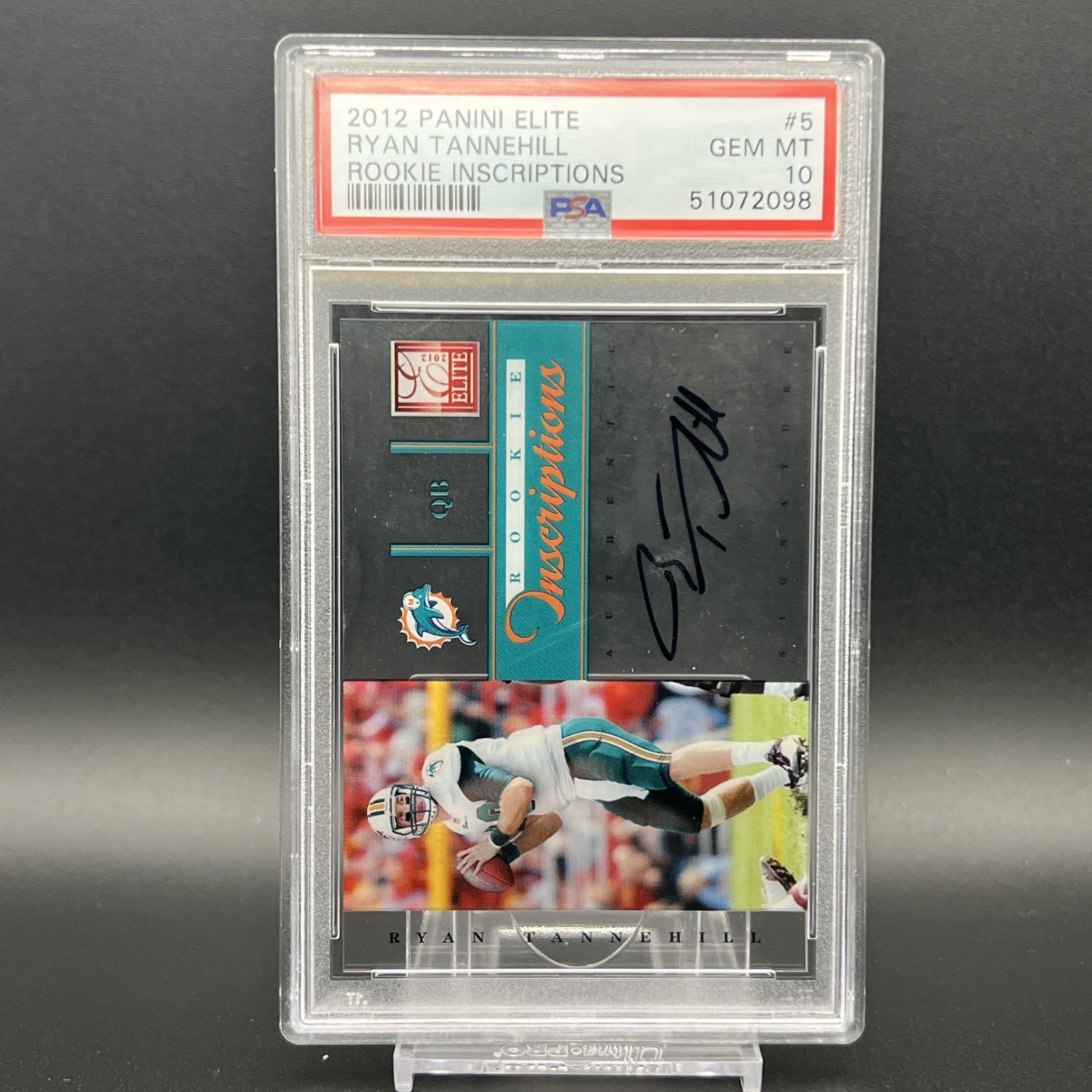 Ryan Tannehill Panini Elite Rookie Inscriptions #5 Base