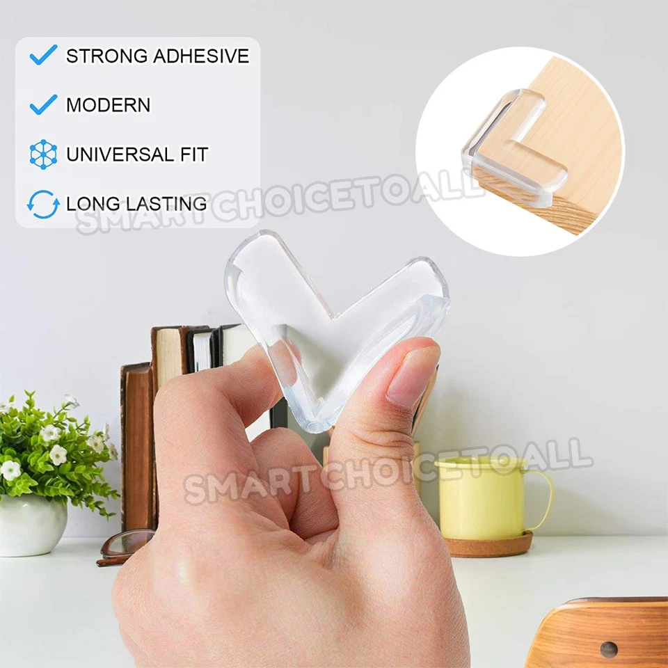 Desk Edge Soft Protectors Table Corner Cushion Baby Child Safety Guard Clear AU - image 3 of 4
