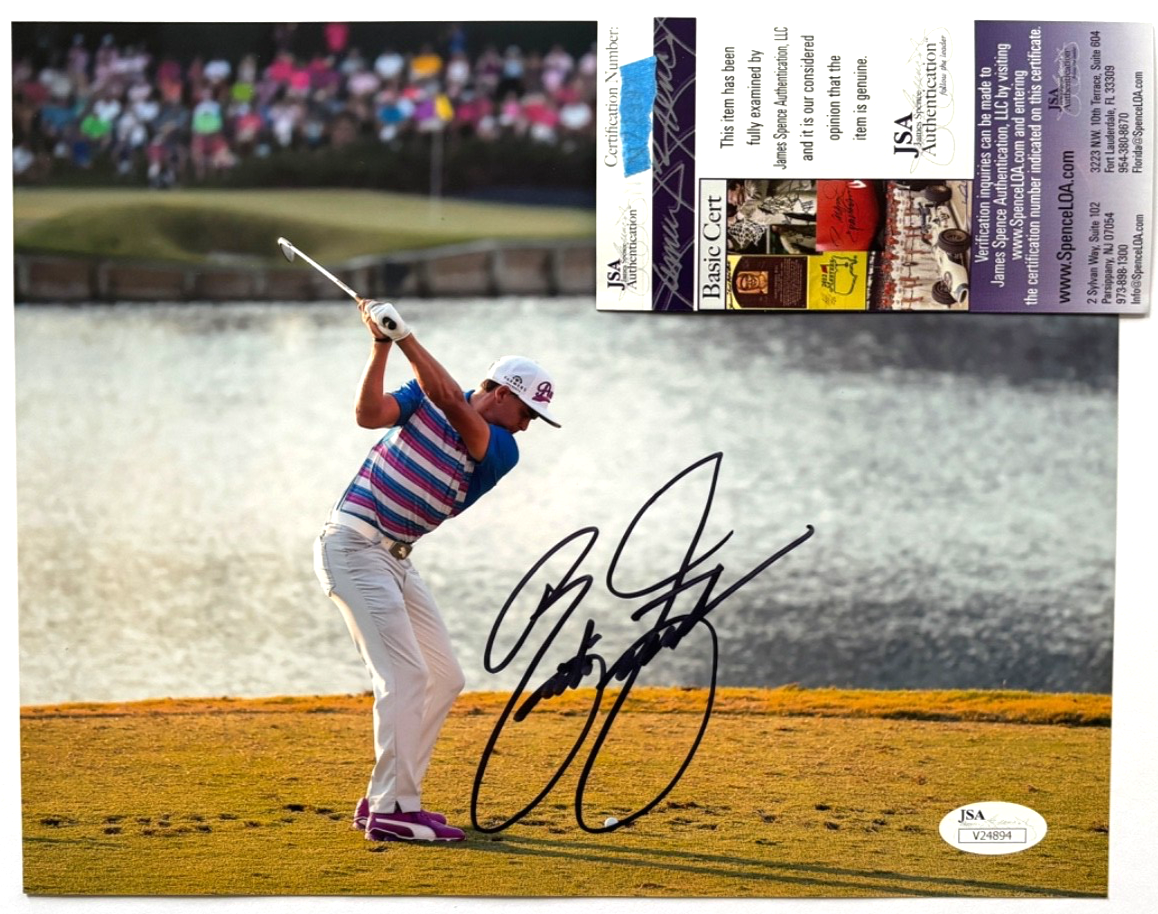 Rickie Fowler Autographed Signed 8X10 PHOTO PGA CHAMPIONSHIP BRITISH OPEN US MASTERS JSA 