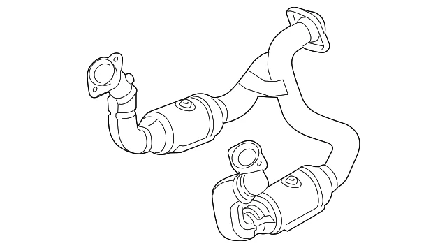 Convertidor catalítico original Ford BC3Z-5F250-D Foto 2 de 3