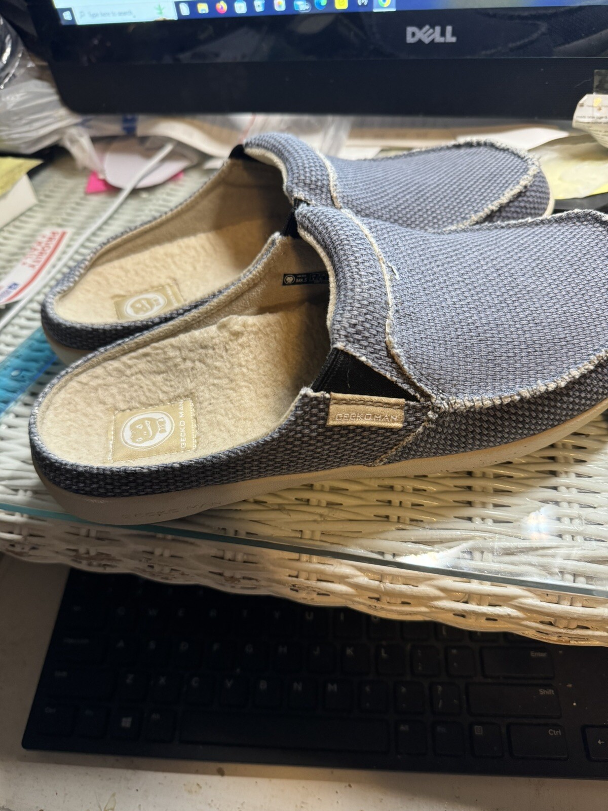 SAOLA Scarpe GeckoMan M8.5 pantofole slip on suola antiscivolo in gomma L