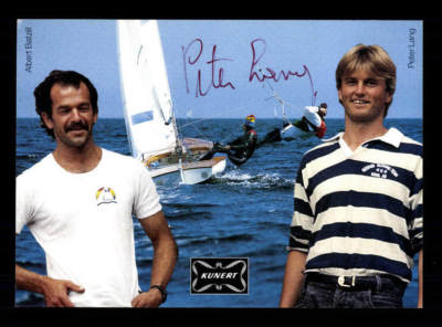 Peter Lang Autogrammkarte Original Signiert Segeln + A 211245