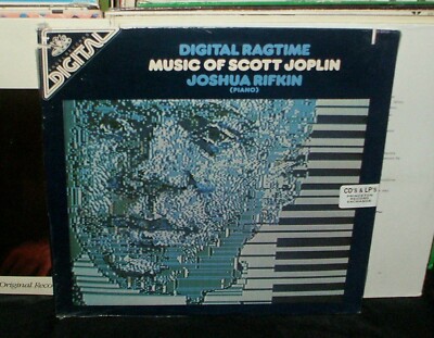 Joshua Rifkin Ragtime JOSHUA RIFKIN Digital Ragtime Music of Scott Joplin ANGEL DIGITAL LP ...