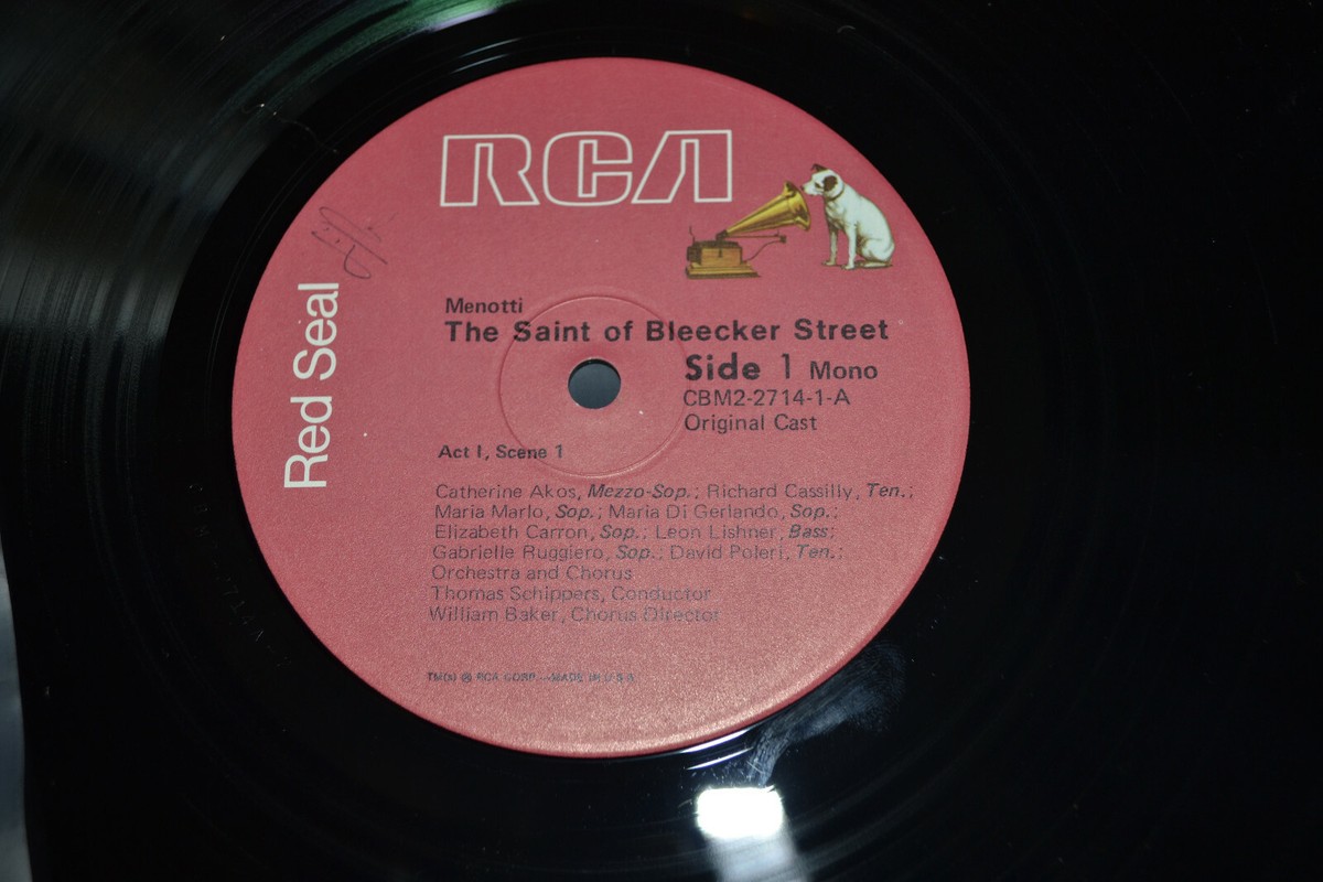 Gian Carlo Menotti The Saint Of Bleecker Street 2LP Box Set