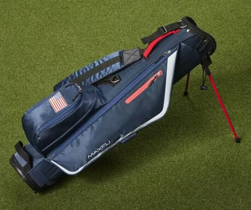 Sunday Maxfli Golf Stand Bag 3-Way Top Lightweight 5 Pockets Single Carry Strap