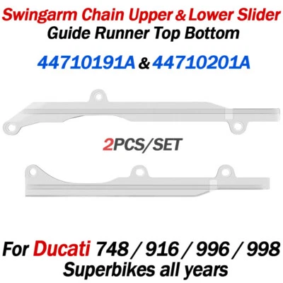 Kit guida cursore superiore e inferiore catena forcellone per Ducati 748 916 996 998