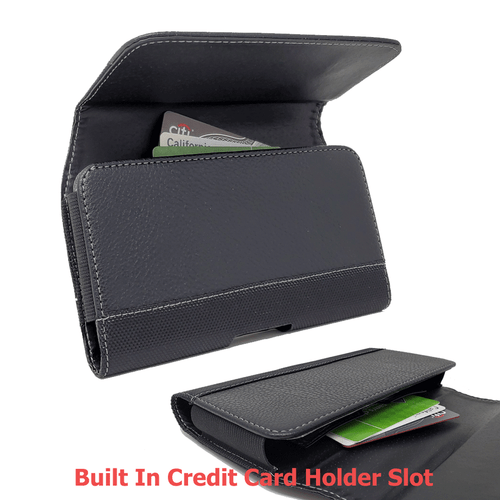 Cell Phone Holster Rugged Carrying Case Wallet Pouch w/ Metal Belt Clip(3 sizes) - Picture 25 of 37