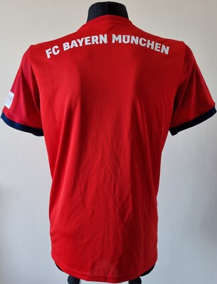Bayern Munich 2018 - 2019 Home football Adidas shirt size Large | eBay