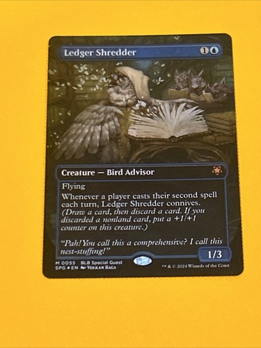 MTG Ledger Shredder 0055 SPG Bloomburrow Special Guest NM/M Unplayed Foil