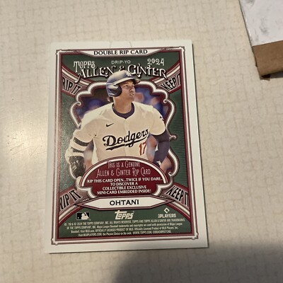 大谷翔平・イチロー　topps パッチカード　Allen & Ginter s-l400.jpg