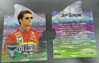 1997 Race Sharks SHARK ATTACK FIRST BITE #SA2 Jeff Gordon 
