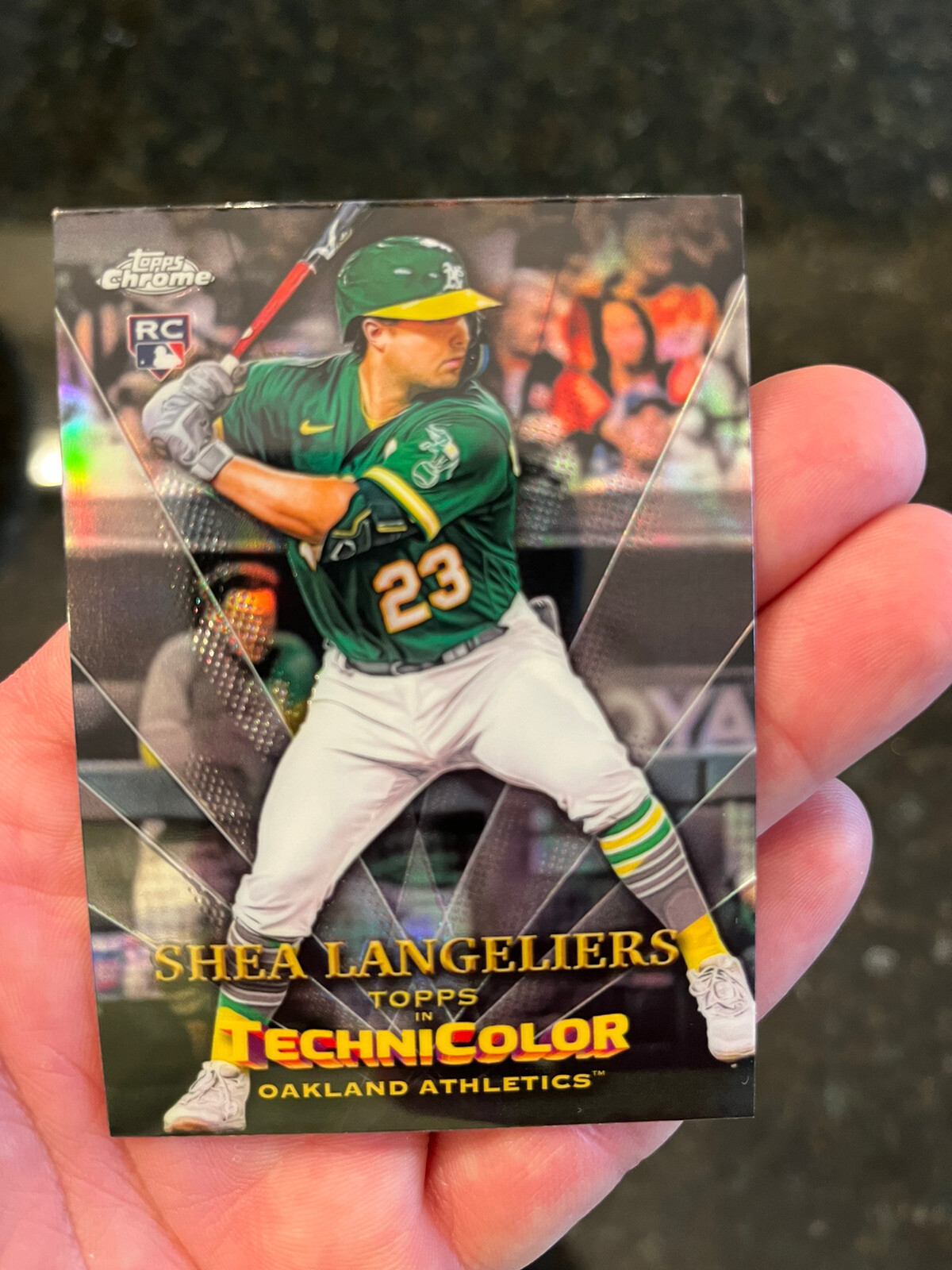 2023 Topps Chrome Shea Langeliers Topps in Technicolor Rookie RC #TT-18