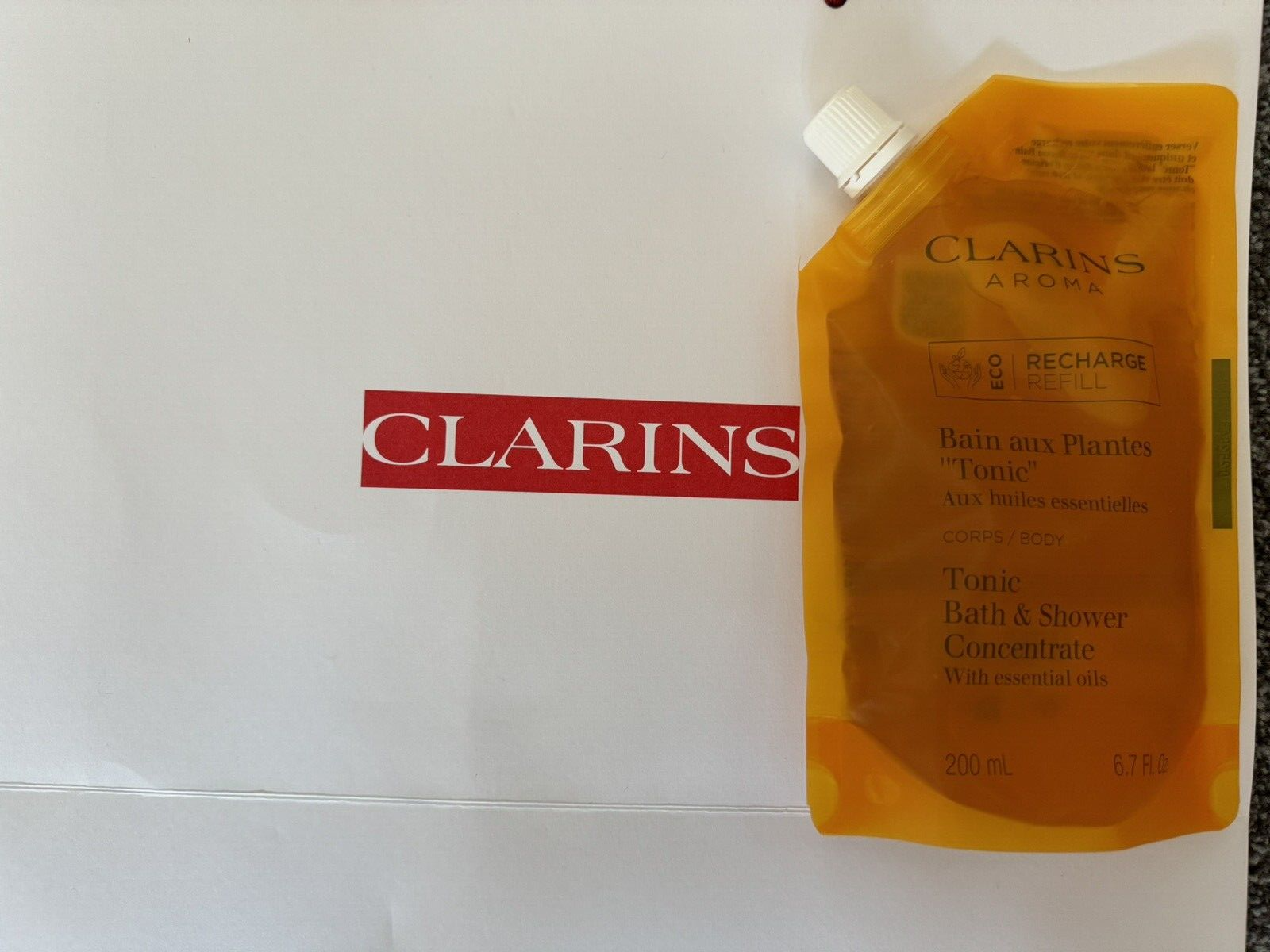 Clarins Aroma Tonic Bath & Shower Concentrate 200ml Refill Brand New