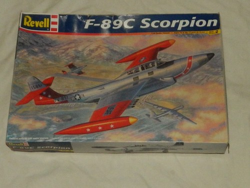 Vintage 1999 Revell F-89C Scorpion #85-4825 1:48 OPEN BOX-COMPLETE!!!