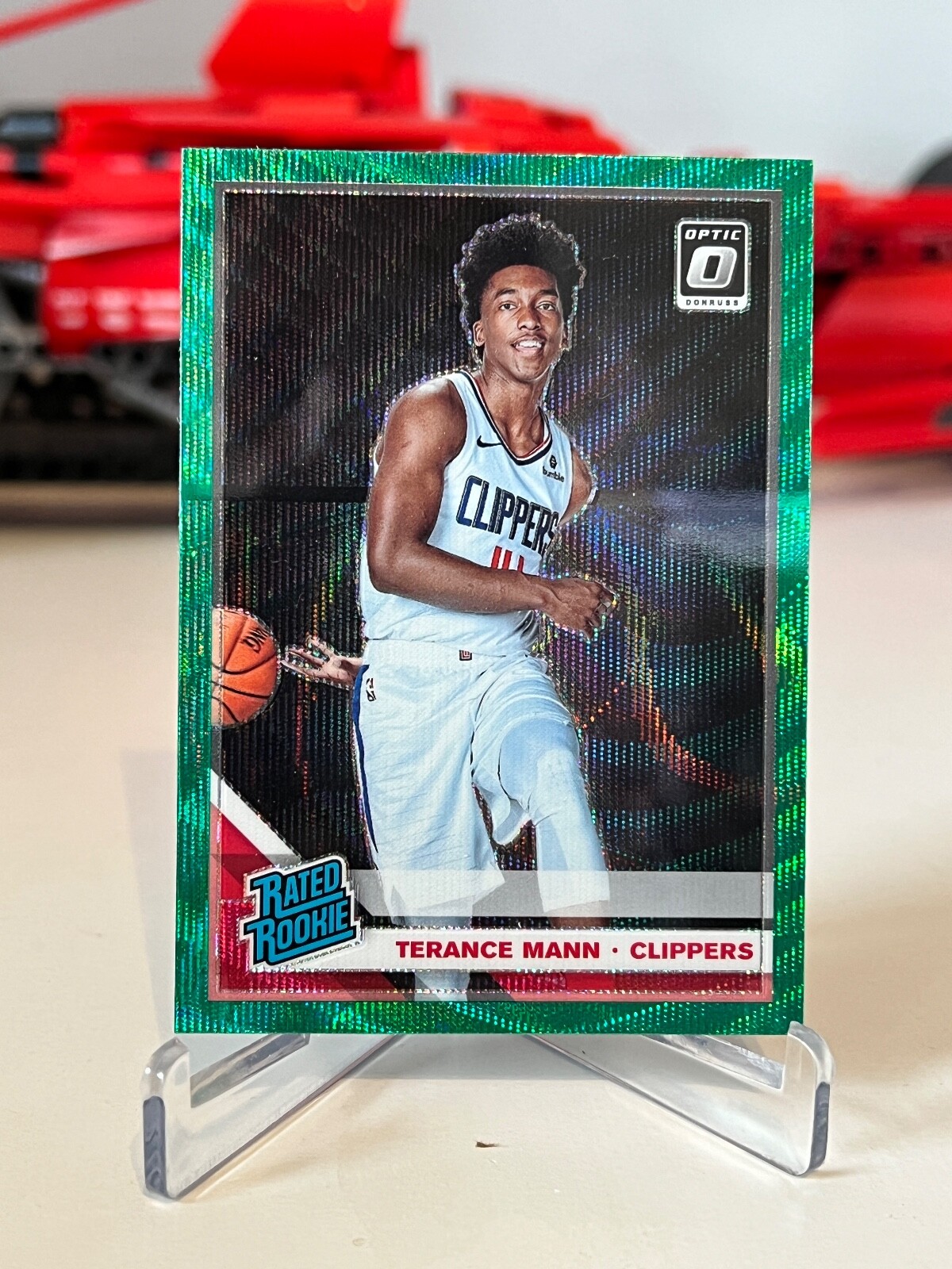 2019-20 DONRUSS OPTIC TERANCE MANN GREEN WAVE FANATICS ROOKIE RC #165