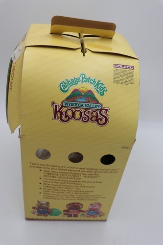 Cabbage Patch Kids Wykoosa Valley 'Koosas 1983 pelo corto blanco/blanco en caja original - Imagen 6 de 9