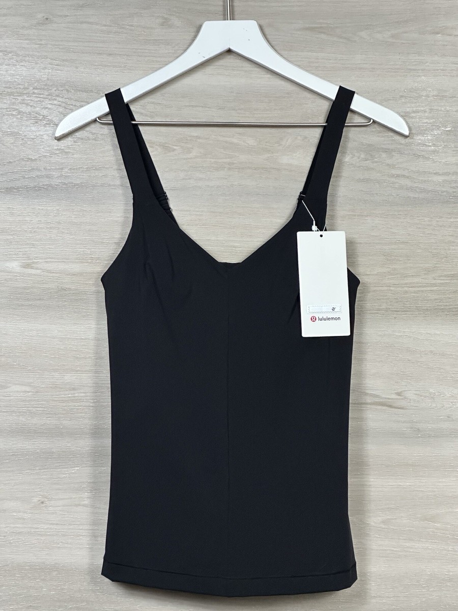 デザイン専用 Lululemon Simply Sleek 2-in-1 Tank🦄 B/C Cup Hip Length Size 8