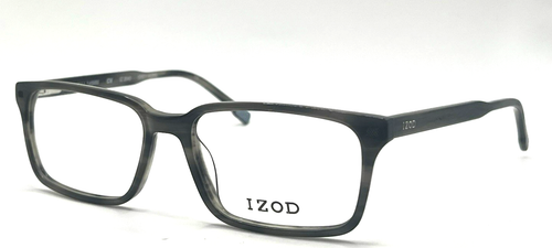 IZOD IZ2043 GREY HORN EYEGLASSES SUNGLASSES FRAMES 53-16-145 - Picture 2 of 3