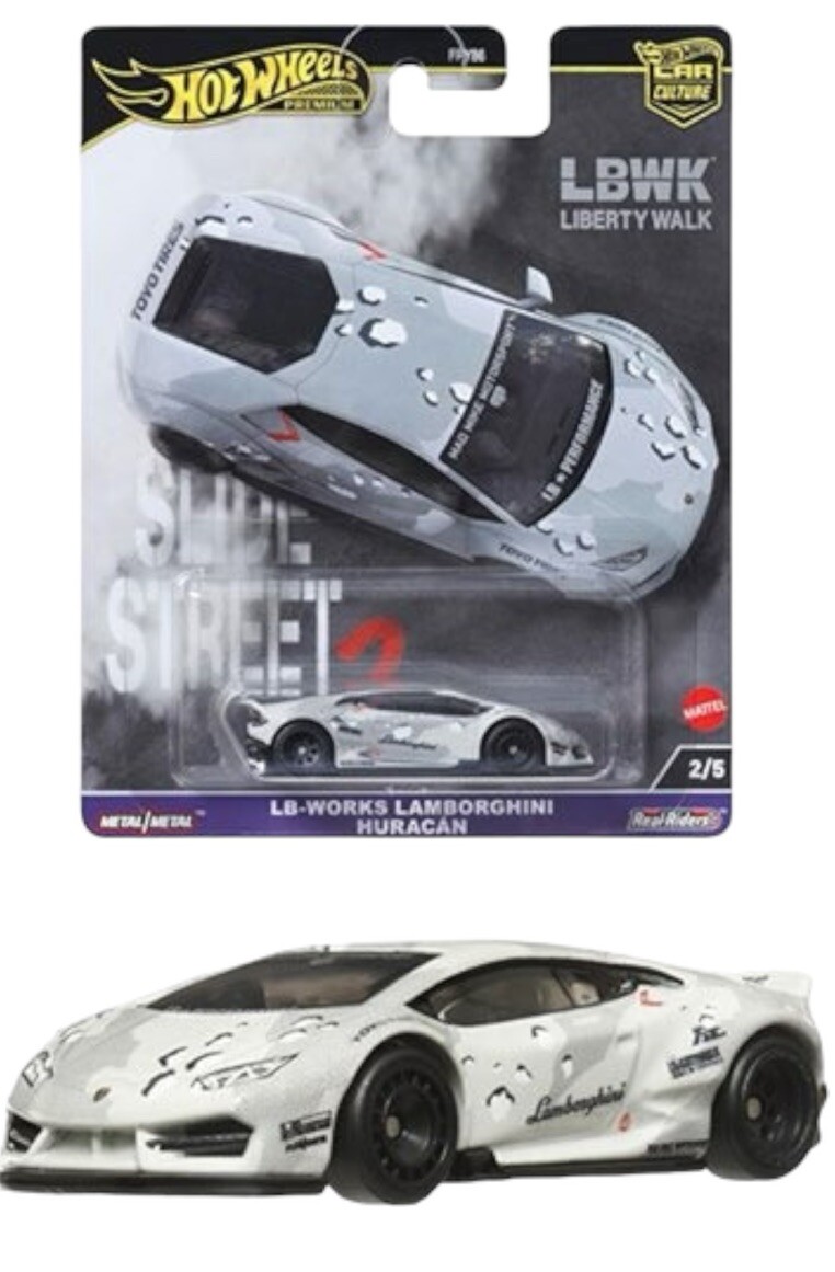 LB★WORKS Lamborghini Huracán チェイス 2日限定価格 Hot Wheels 2024 Slide Street 2 LB-Works Lamborghini Huracan