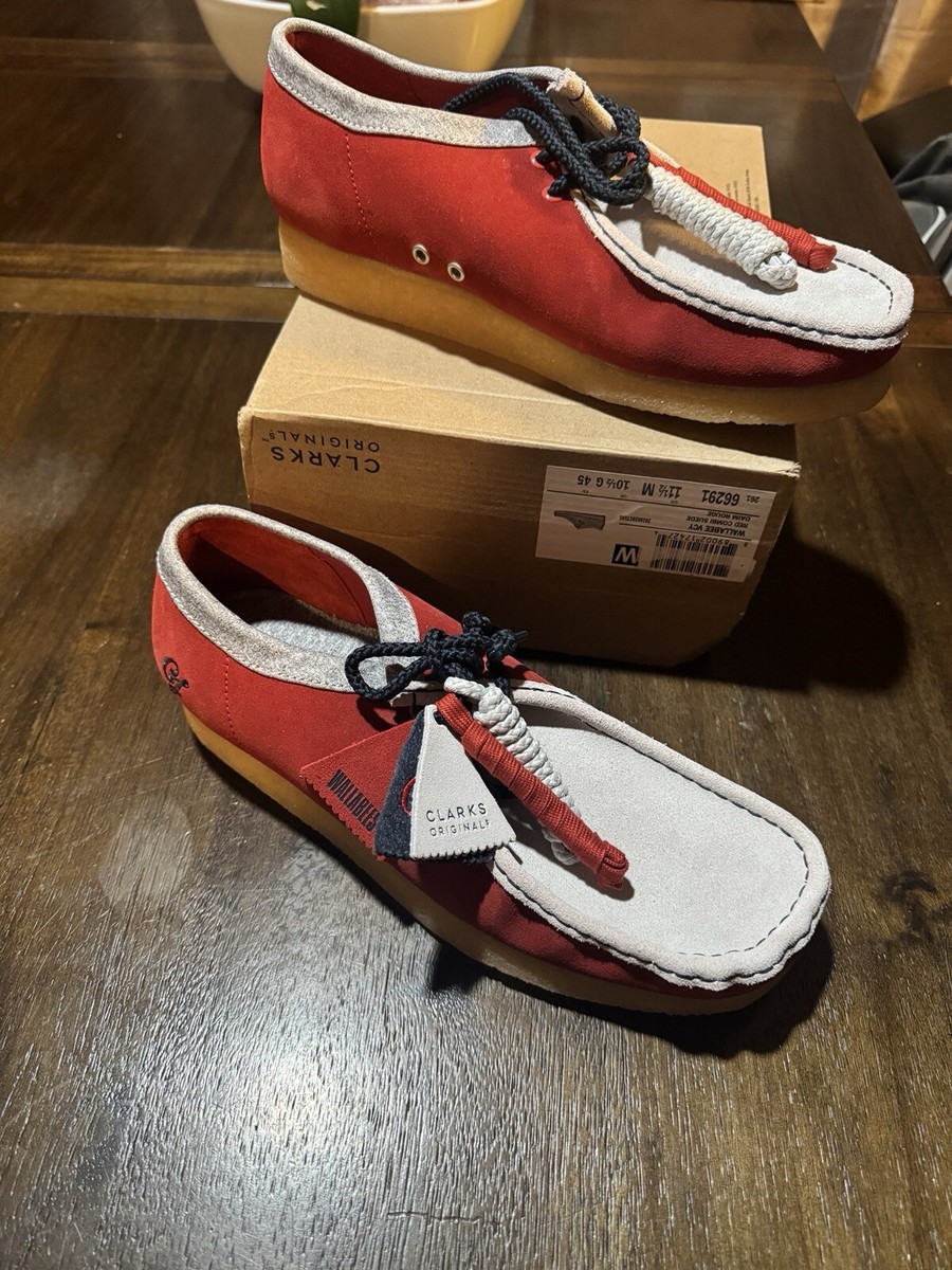 NEW CLARKS ORIGINAL WALLABEE VCY LOW LIMITED EDITION VARSITY