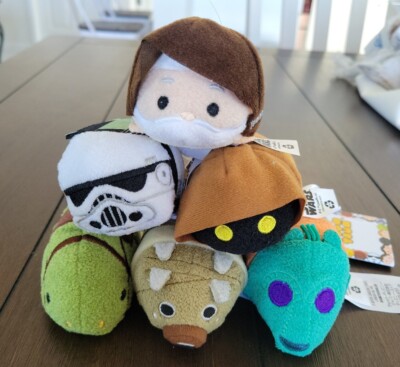 Disney Store Tsum Tsum Mini Plush Star Wars Episode Tatooine Set of 