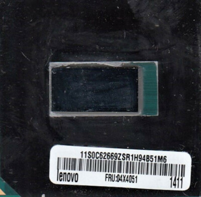 INTEL SR1H9 CORE I5-4300M 2.6GHZ 3MB L3 SOCKET G3 CPU (LENOVO 04X4051) - NICE!