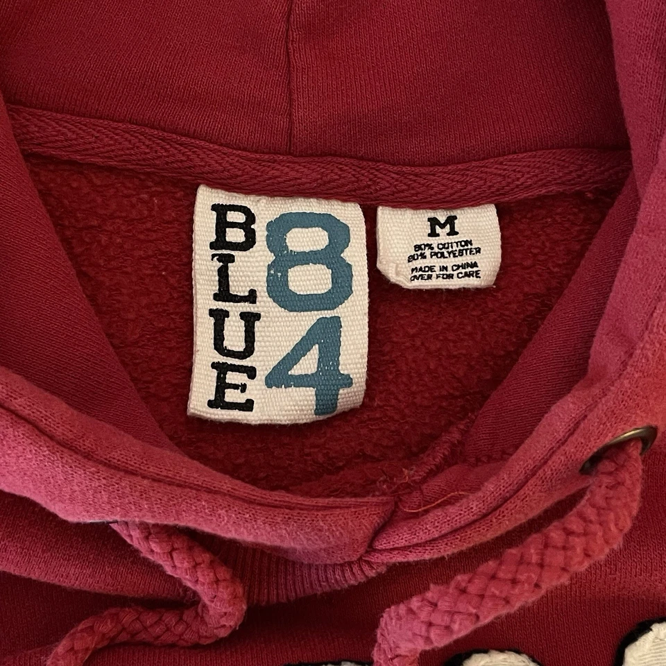 Sudadera con capucha gruesa roja Minnesota talla mediana para hombre Foto 4 de 4